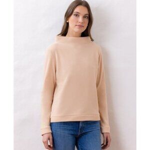 Dudley Stephens Brighton Boatneck Fleece Medium in Natural Blush